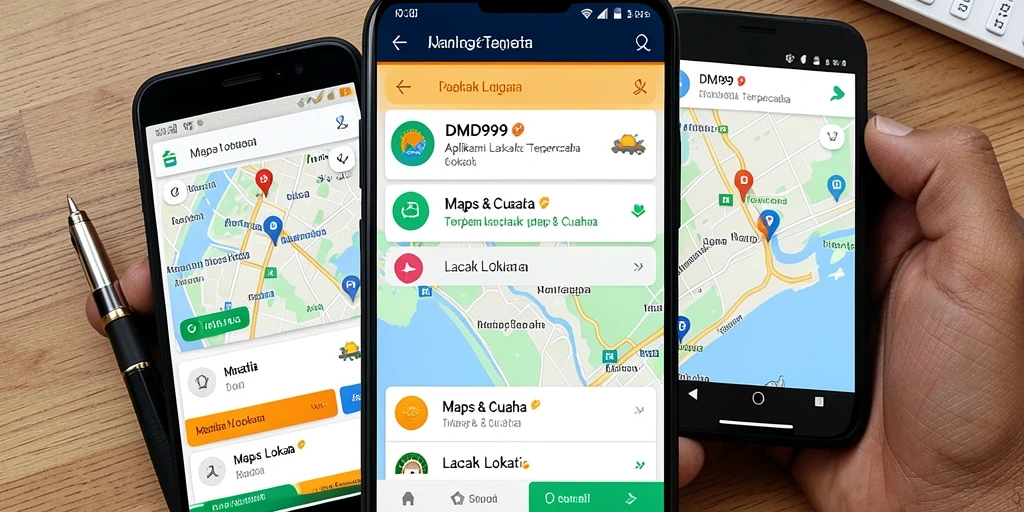 Tampilan antarmuka aplikasi DMD999 yang sederhana dan mudah digunakan.