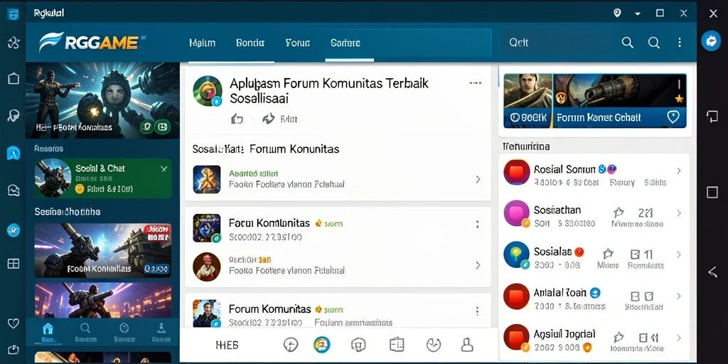 Tampilan antarmuka RPGAME yang bersih dan intuitif.