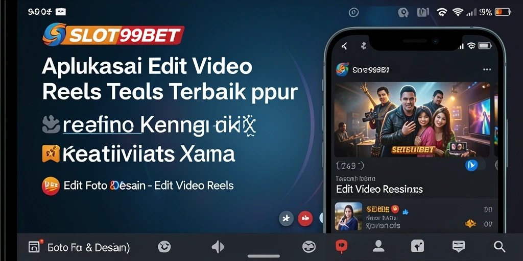 Antarmuka SLOT99BET yang sederhana dan intuitif untuk Edit Video Reels.